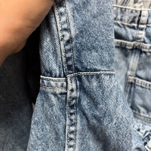 Free People We The Free Ziggy Denim Overalls Size Large - Picture 9 of 14
